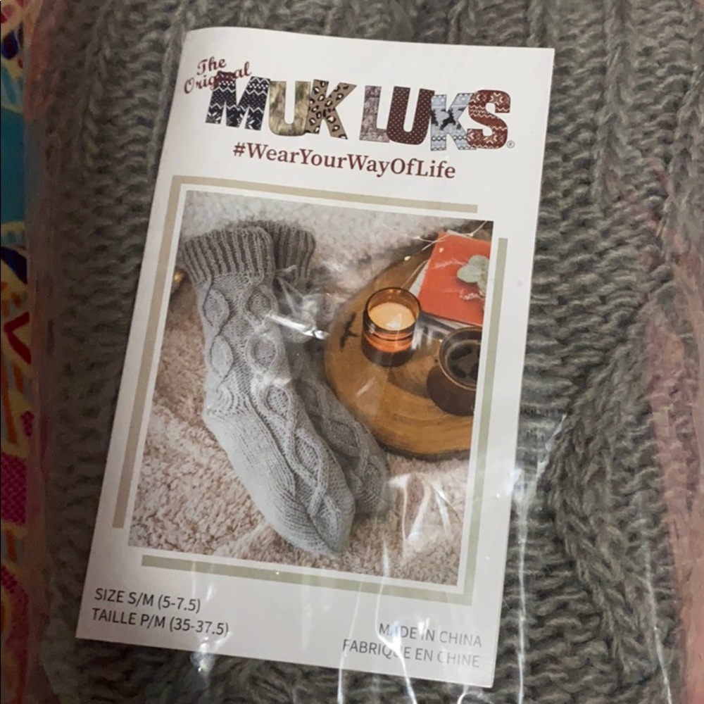 Muk Luks cabin socks